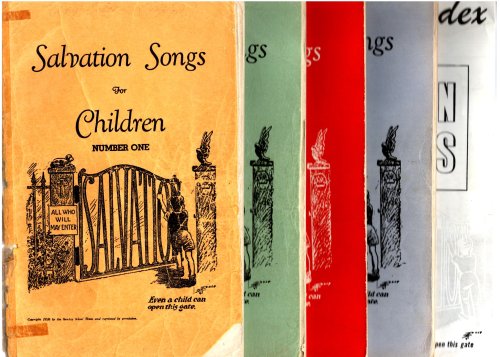 Salvation Songs for Children, Complete in 4 Volumes : Number 1, 2, 3, 4, Plus Index