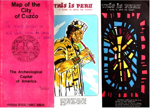 Map of the City of Cuzco, the Archaeological Capital of America : Puruvian Official Tourist Bureau