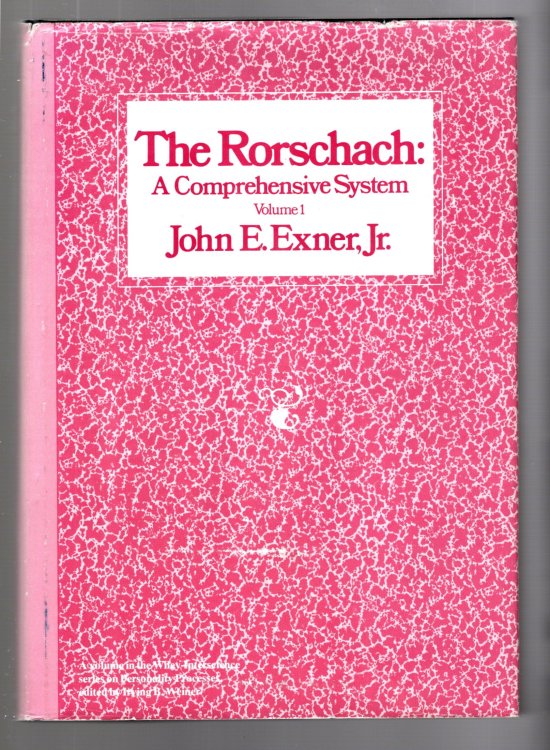 Rorschach, The, a Comprehensive System, Volume 1 : 1e, 1st Edition, 1974