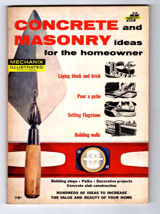 Concrete and Masonry : Ideas for the Home Owner