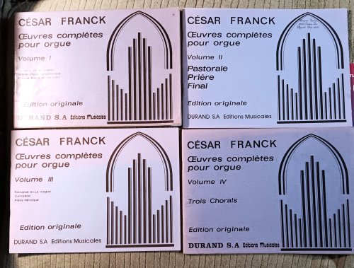 Oeuvres Completes Pour Orgue, Complete in 4 Volumes : Complete Works for Organ