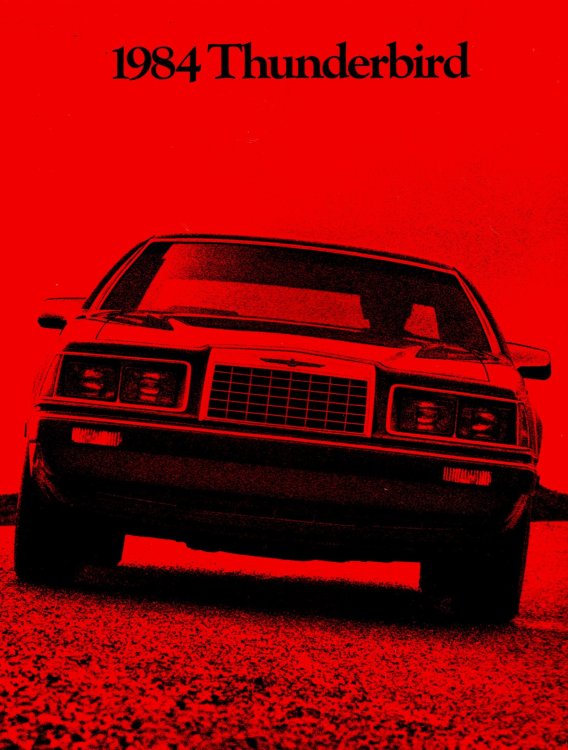 1984 Thunderbird Sales Brochure : At Ford, Quality is Job 1