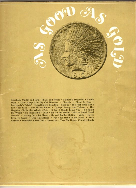 Image for As Good as Gold : Piano, Vocal, Guitar As Good as Gold : Piano, Vocal, Guitar