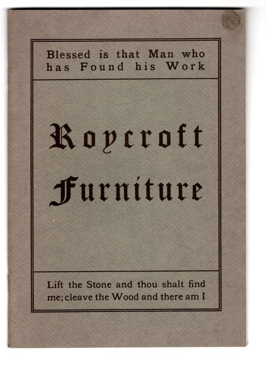 Roycroft Furniture : Catalog of Roycroft Furniture and Other Things