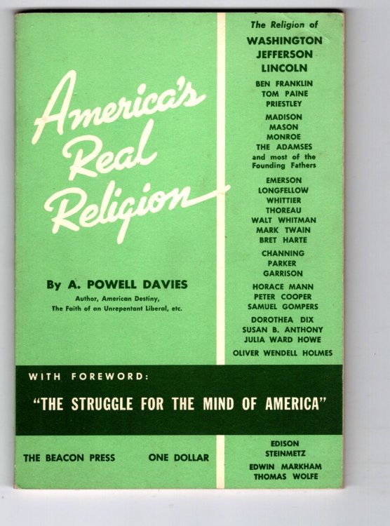 America's Real Religion : The Struggle for the Mind of America