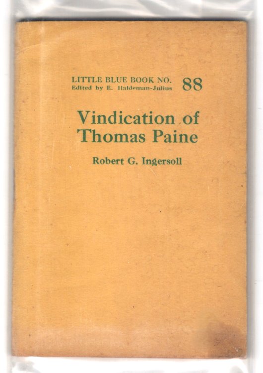 Vindication of Thomas Paine