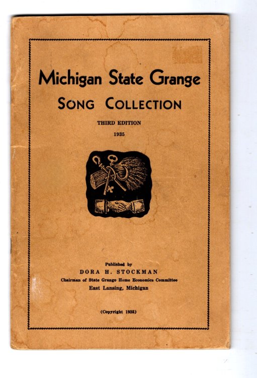 Michigan State Grange Song Collection, 3e : 3rd Edition, 1935