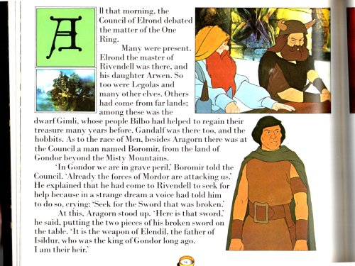 Film Book of J. R. R. Tolkien's the Lord of the Rings, Part One, the : 1978