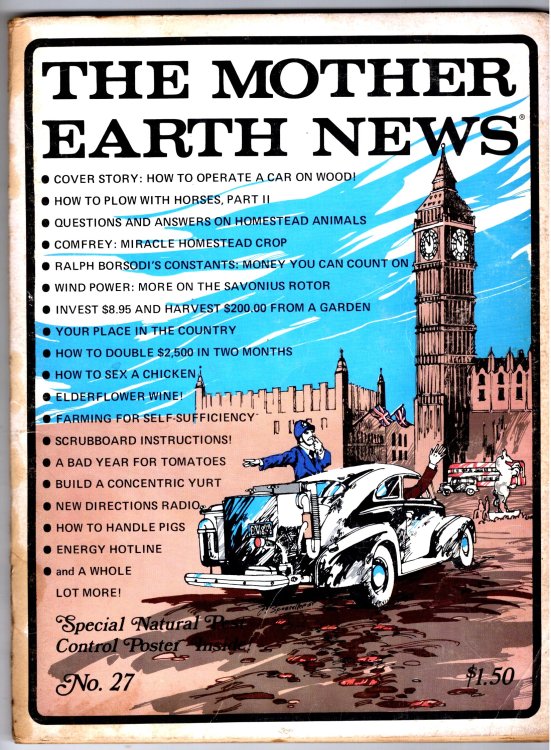 Mother Earth News : Number 7, May 1974, How to Operate a Car on Wood