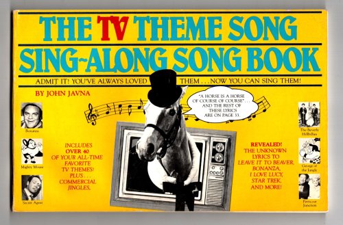TV Theme Song Sing-Along Songbook, the : Volume 1 (yellow cover)