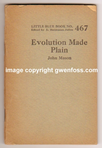 Evolution Made Plain : Little Blue Book Series, Number 467