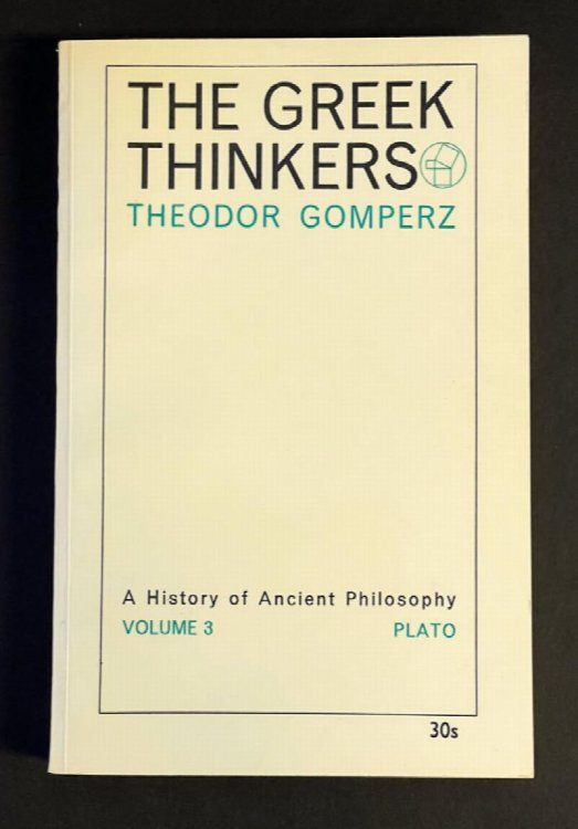 Image for The Greek Thinkers: A History of Ancient Philosophy, Plato. Volume 3 (III) The Greek Thinkers: A History of Ancient Philosophy, Plato. Volume 3 (III)