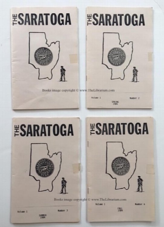 The Saratoga, set of 4 (Vol. 1: Nos. 1, 2, 3, 4 - Winter, Spring, Summer, Fall, 1984)