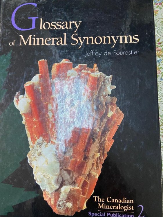 Glossary of Mineral Synonyms