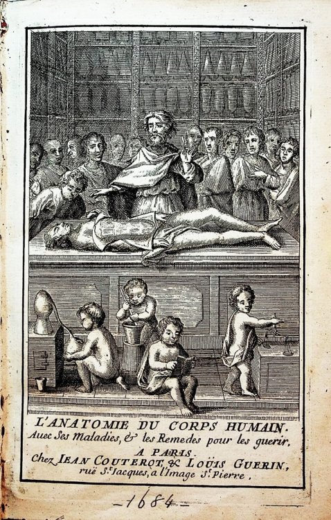 l'Anatomie du Corps Humain. Avec ses Maladies, & les Remedes pour les guerir. Nouvelle Edition augmentee de plusieurs observations de Phisique curieuses & recherchees, & de Figures Anatomiques & Chimiques. Avec les Maladies externes sujettes a la Chirurgie, & un grand nombre de Remedes specifiques, 