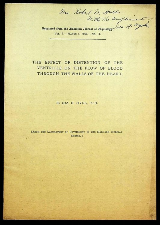 The effect of distention of the ventricle on the flow of blood through the heart IN American Journal of Physiology, Vol. 11, pp 215-224