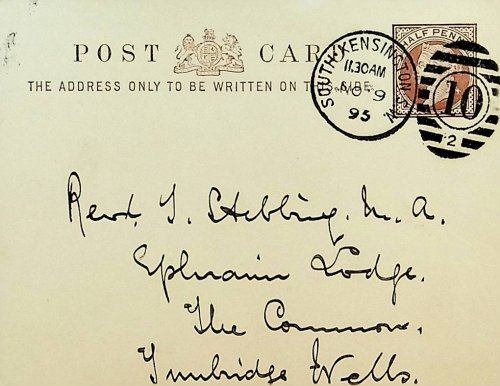 Archive of 6 autograph letters and a post card signed by Mr. or Mrs. George Bond Howes to the Reverend Thomas and Mrs. Stebbing, discussing club meetings, the Congress, travel arrangements, reunions, thanks for receipt of zoological specimens, and a note reporting Mr. Howes' death.