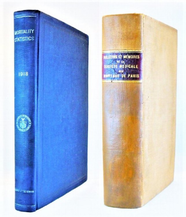 Mortality Statistics 1918 TOGETHER WITH Bulletins et Memoires de la Societe Medicale des Hopitaux de Paris, Annee 1918