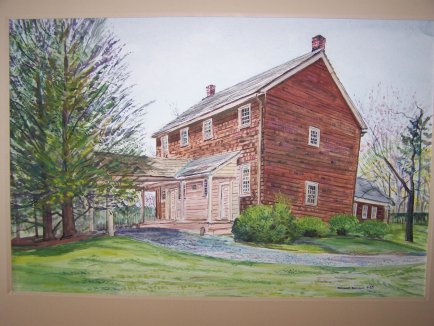 Original Artwork Entitled "Farmhouse, Bethpage Park, NY"