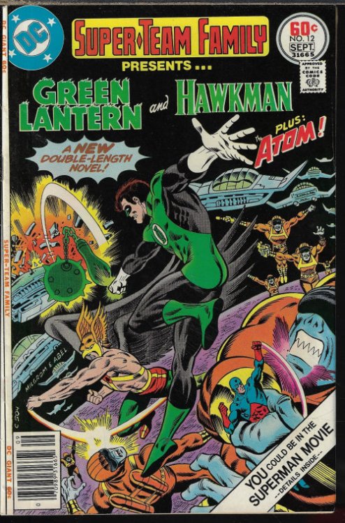 SUPER-TEAM FAMILY (presents Green Lantern & Hawkman): Sept. #12