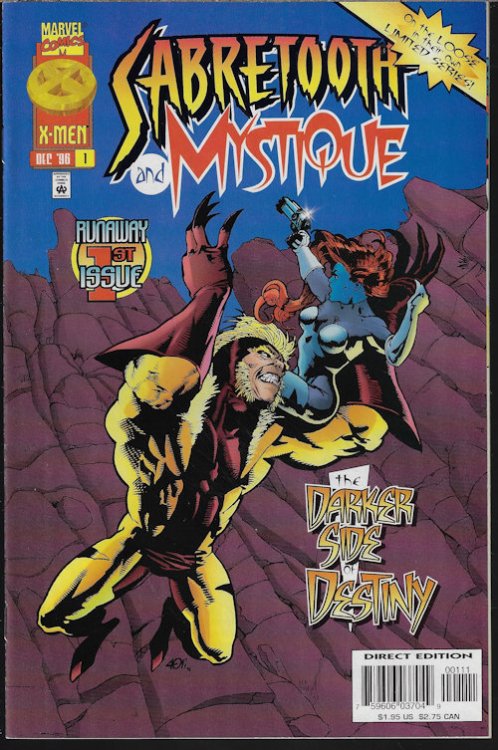 MYSTIQUE & SABRETOOTH (cover Syas SABRETOOTH & MYSTIQUE): Dec #1