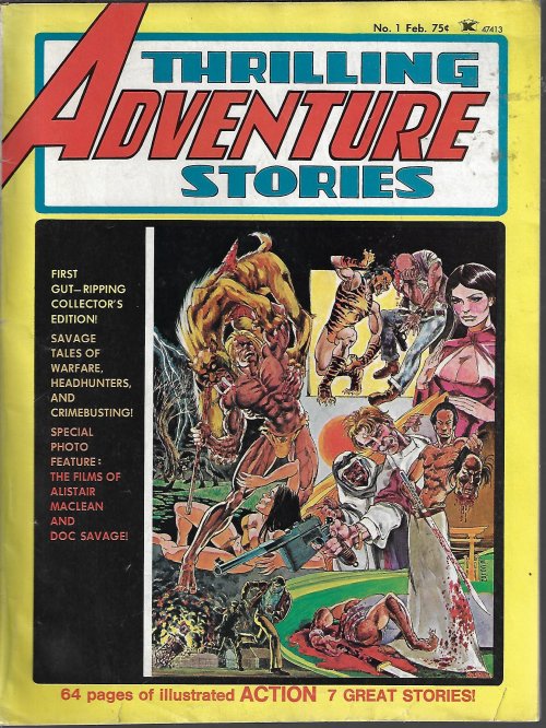THRILLING ADVENTURE STORIES: No. 1, February, Feb. 1975
