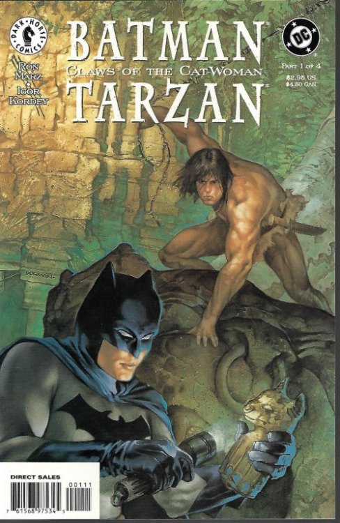 BATMAN/TARZAN: CLAWS OF THE CAT-WOMAN: 1, 2, 3, & 4 (complete Set of 4 issues)