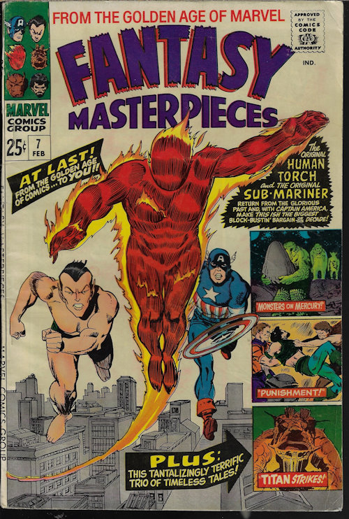 FANTASY MASTERPIECES: Feb. #7 (Captain America; Sub-Mariner; Human Torch)