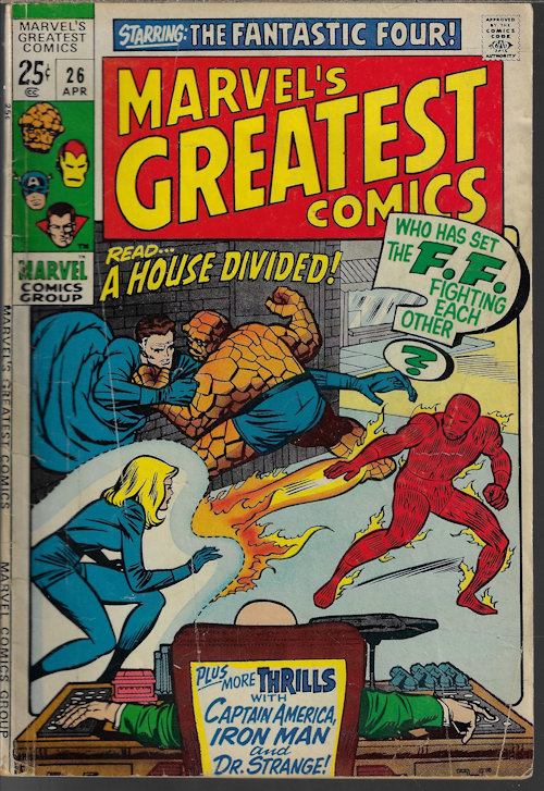 MARVEL'S GREATEST COMICS: Apr #26 (Fantastic Four, Captain America, Iron Man, & Dr. Strange)