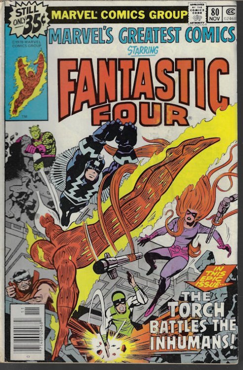 MARVEL'S GREATEST COMICS: Nov #80 (Fantastic Four)