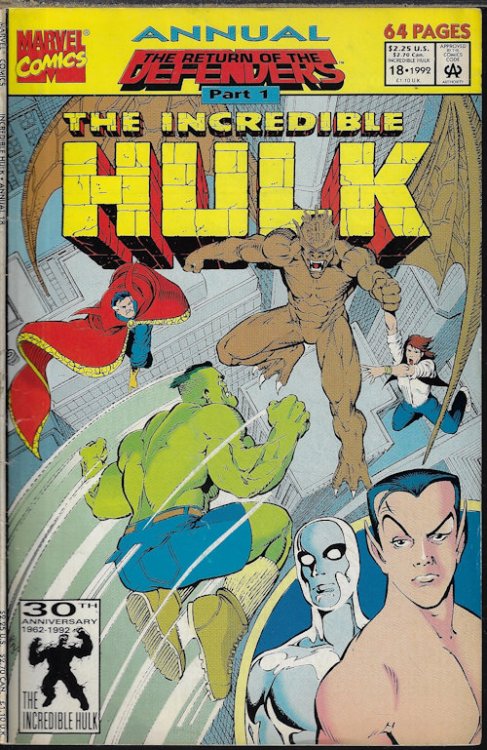 THE INCREDIBLE HULK ANNUAL: #18, 1992