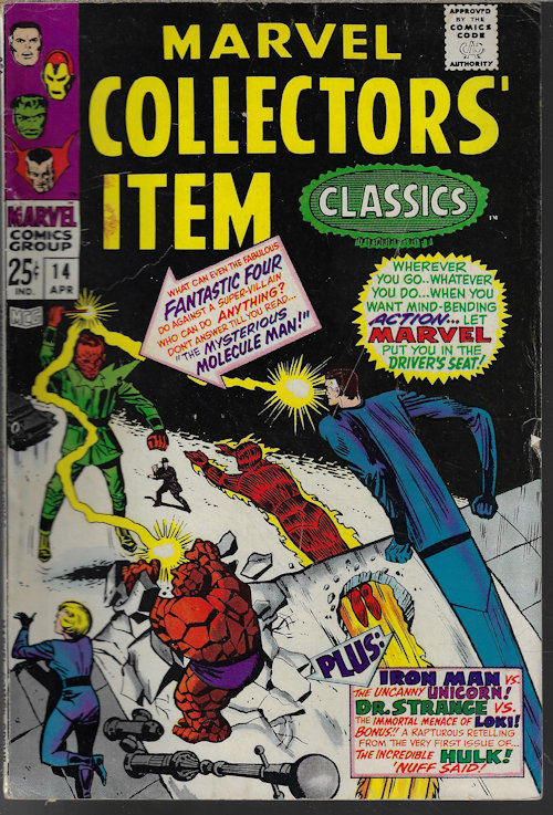MARVEL COLLECTORS' ITEM Classics: Apr #14 (Fantastic Four; Iron Man; Dr. Strange)
