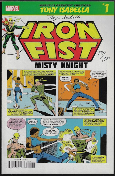 MARVEL'S GREATEST CREATORS, IRON FIST - MISTY KNIGHT: #1, July 2019