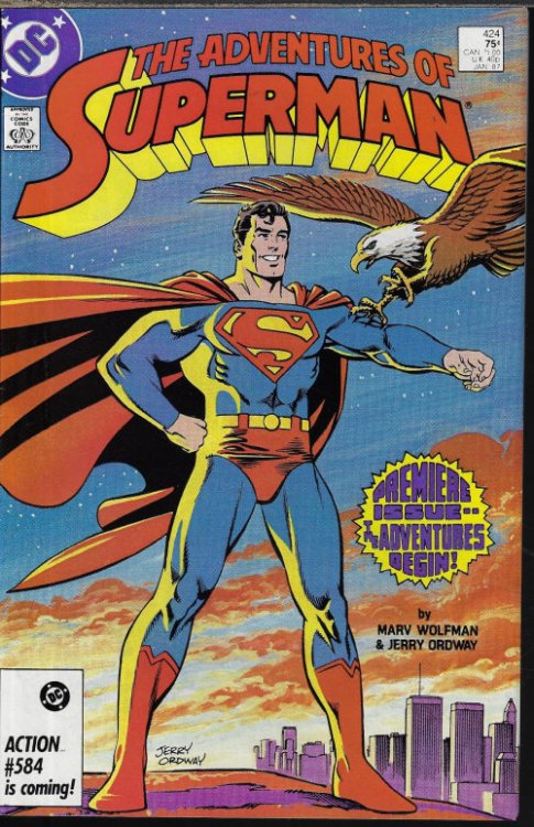 THE ADVENTURES OF SUPERMAN: Jan #424