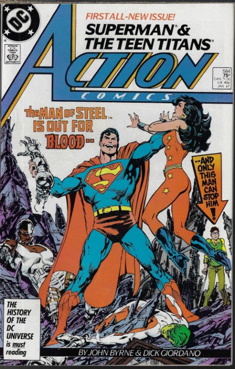ACTION COMICS, SUPERMAN in. . . : Jan #584