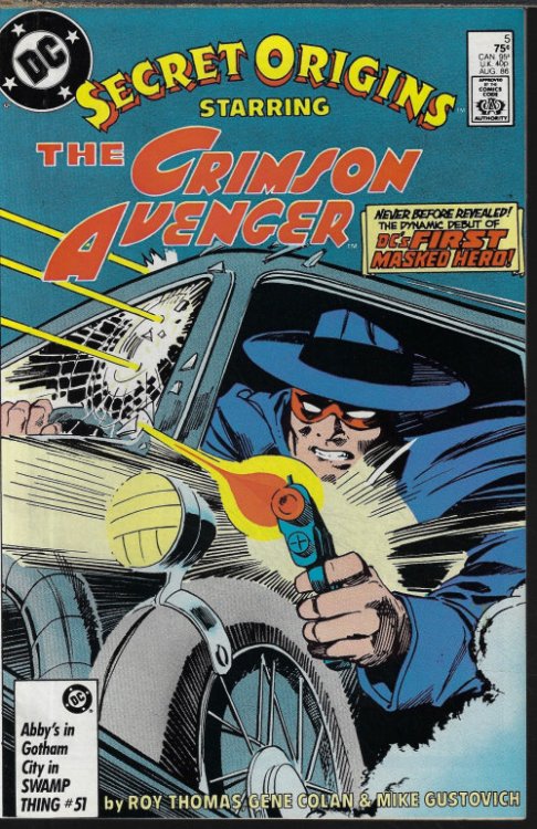 SECRET ORIGINS No. 5 (1986) (Crimson Avenger)
