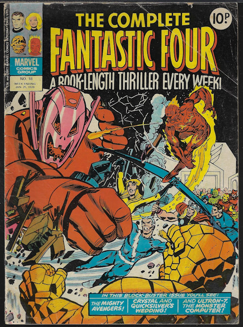 THE COMPLETE FANTASTIC FOUR: No. 18, Week Ending Jan, 25, 1978