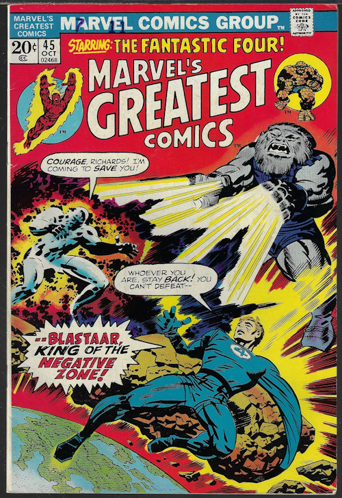MARVEL'S GREATEST COMICS: Oct #45 (Fantastic Four)