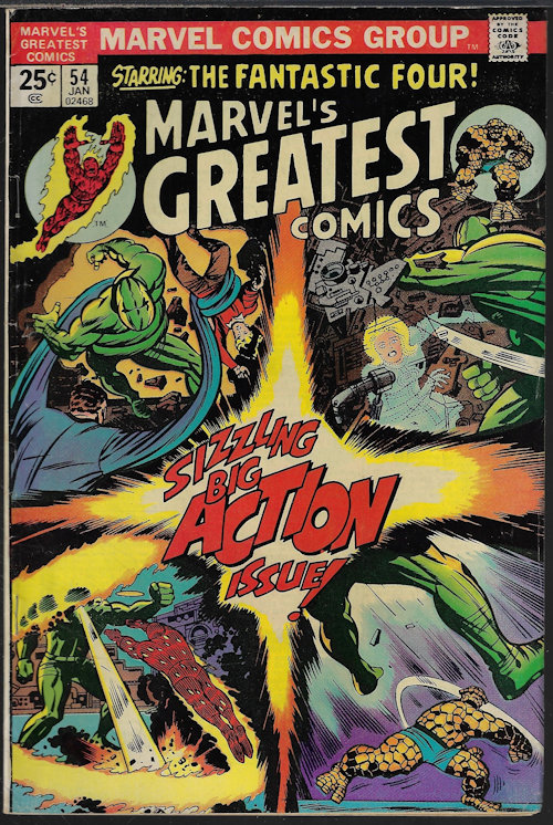 MARVEL'S GREATEST COMICS: Jan #54 (Fantastic Four)
