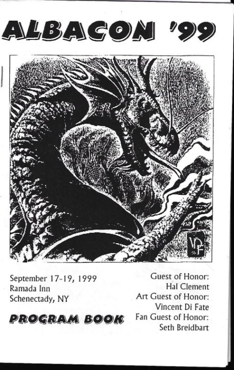 ALBACON '99 Program Book - Schenectady, NY - Sept. 17-19, 1999