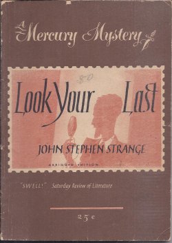 Image for LOOK YOUR LAST: Mercury Mystery No. 95 LOOK YOUR LAST: Mercury Mystery No. 95