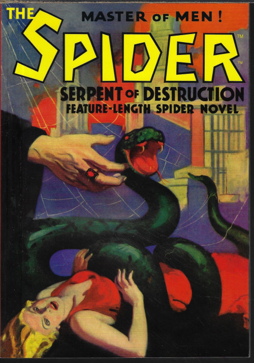 THE SERPENT OF DESTRUCTION; The Spider #7 (orig. The Spider Magzine: April, Apr. 1934)