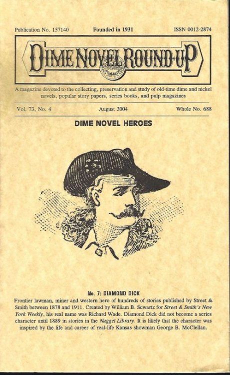 DIME NOVEL ROUND-UP: August 2004 (Diamond Dick)