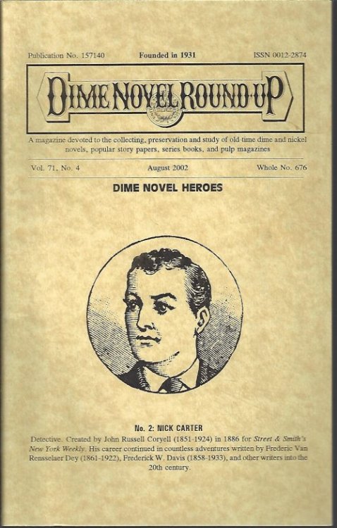 DIME NOVEL ROUND-UP: August, Aug. 2002