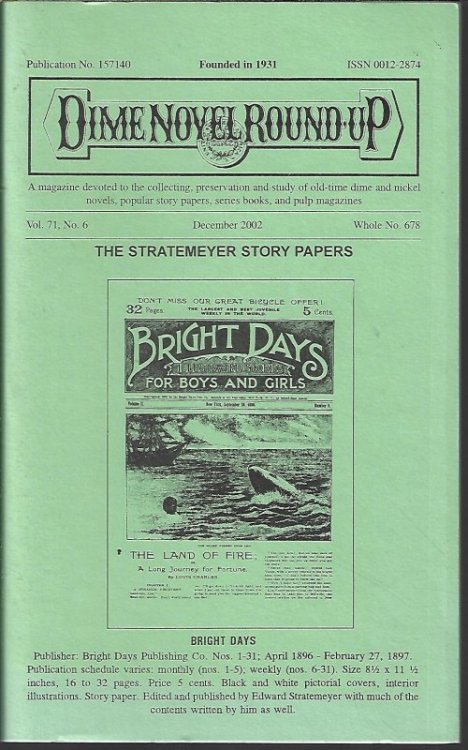DIME NOVEL ROUND-UP: December, Dec. 2002