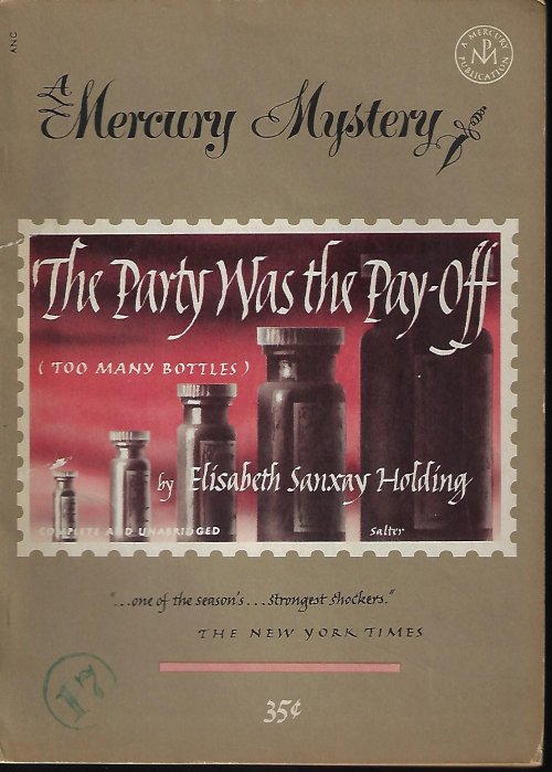 THE PARTY WAS THE PAY-OFF: Mercury Mystery No. 175