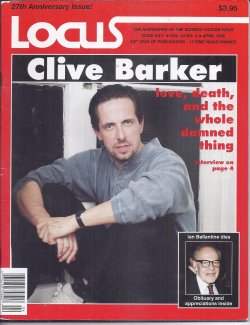 LOCUS the Newspaper of the Science Fiction Field: #411, April, Apr. 1995