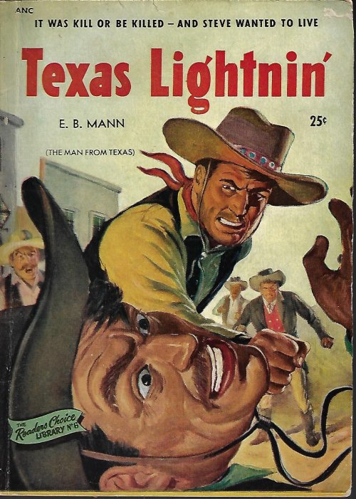 TEXAS LIGHTNIN' (orig. THE MAN FROM TEXAS): Reader's Choice Library No. 6