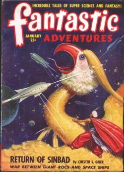 FANTASTIC ADVENTURES: January, Jan. 1949