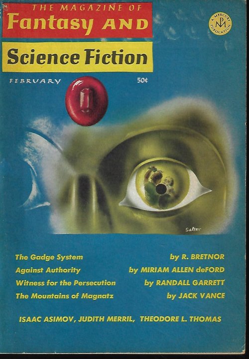 The Magazine of FANTASY AND SCIENCE FICTION (F&SF): February, Feb. 1966
